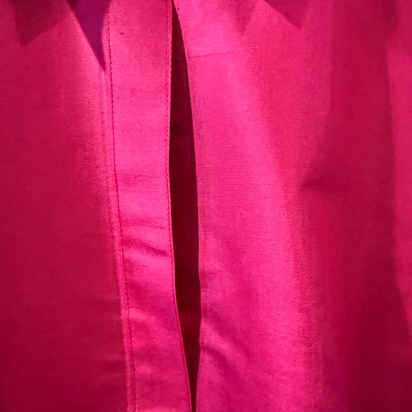 Chico’s Vibrant Pink 100% Silk Blouse - Jacket Size 2 EUC - Picture 8 of 10